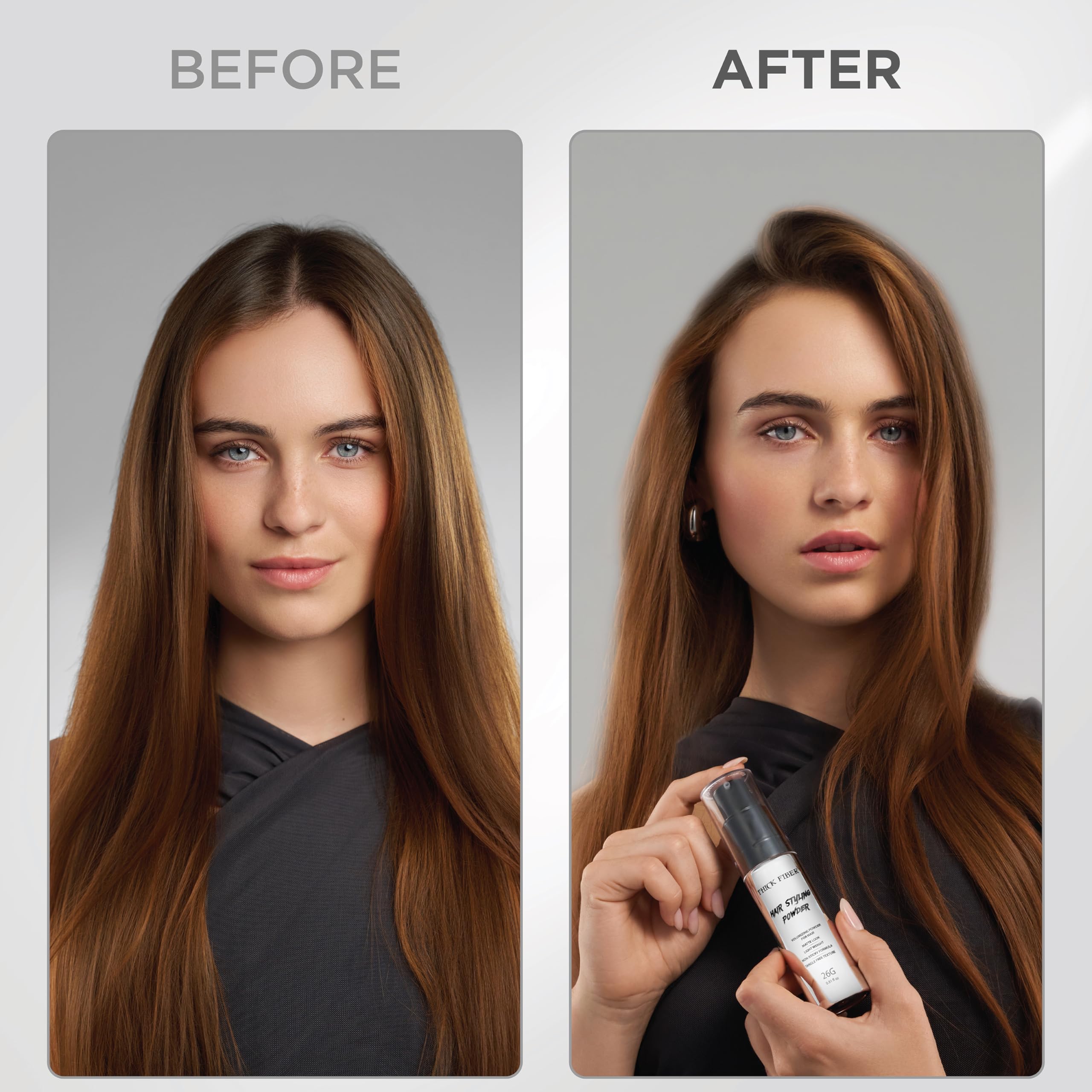 Thick Fiber tangle-free texture creates volume without stiffness.