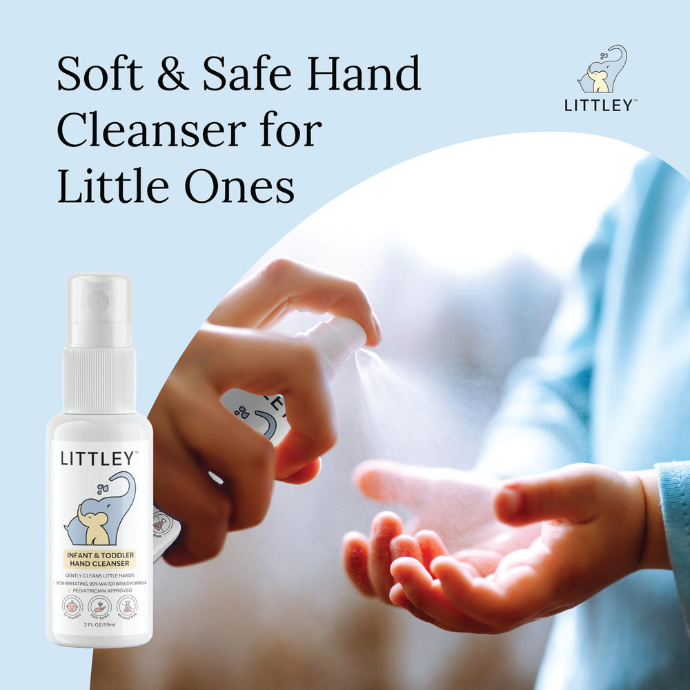 Think Smarter Products Littley hand cleanser spray-application on-the-go sanitation