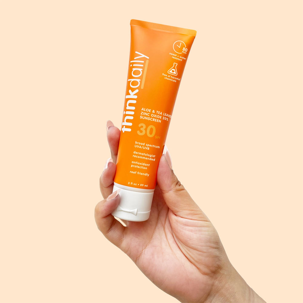 Thinkdaily SPF30 reef-safe icon signaling ocean-friendly protection