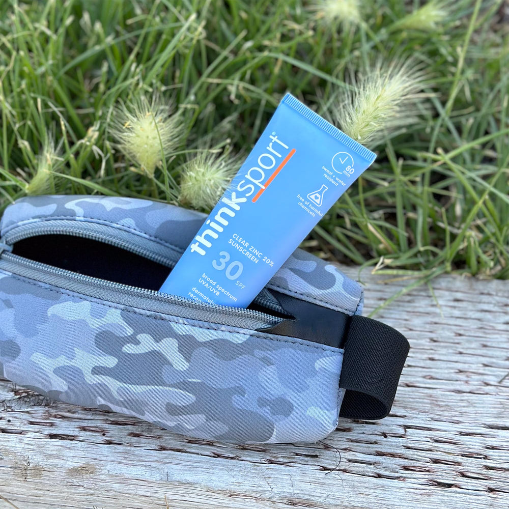 Thinksport broad-spectrum UVA UVB protection visual emphasizes robust sun defense