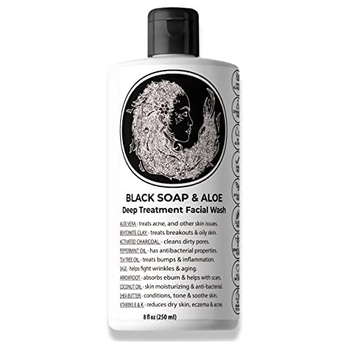 This Soap Works natural black soap aloe packaging shot communicates a cruelty-free, paraben-free skincare option.
