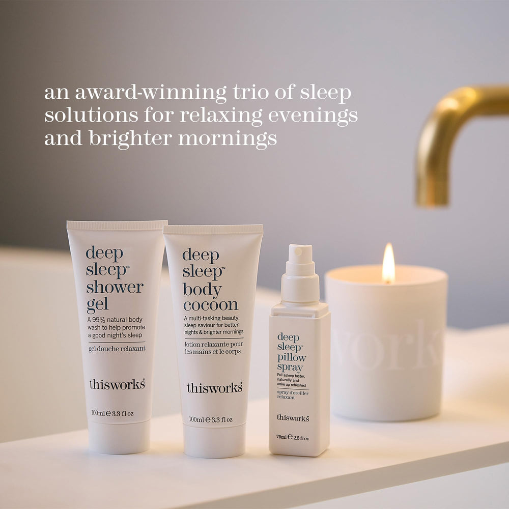 THISWORKS Dream to Sleep Body Cocoon 100ml nourishes and hydrates skin.