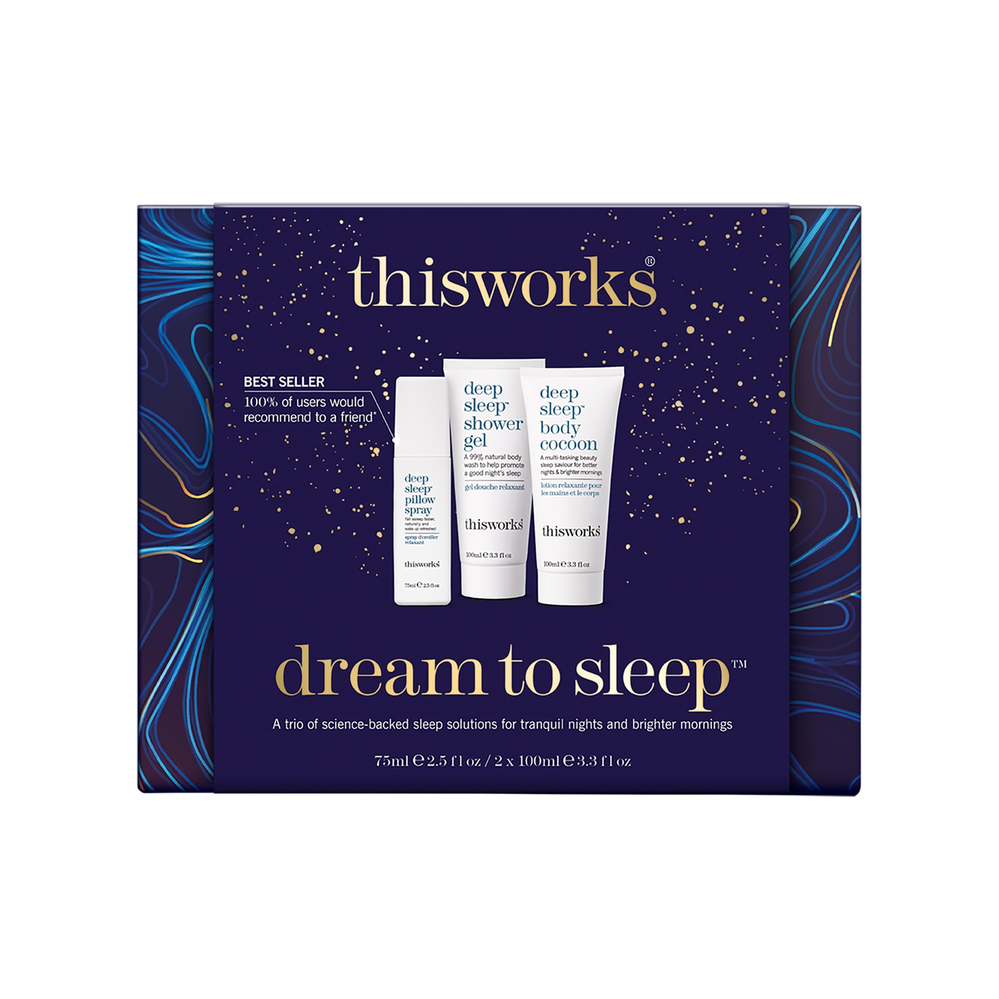 THISWORKS Dream to Sleep gift packaging signals premium self-care.