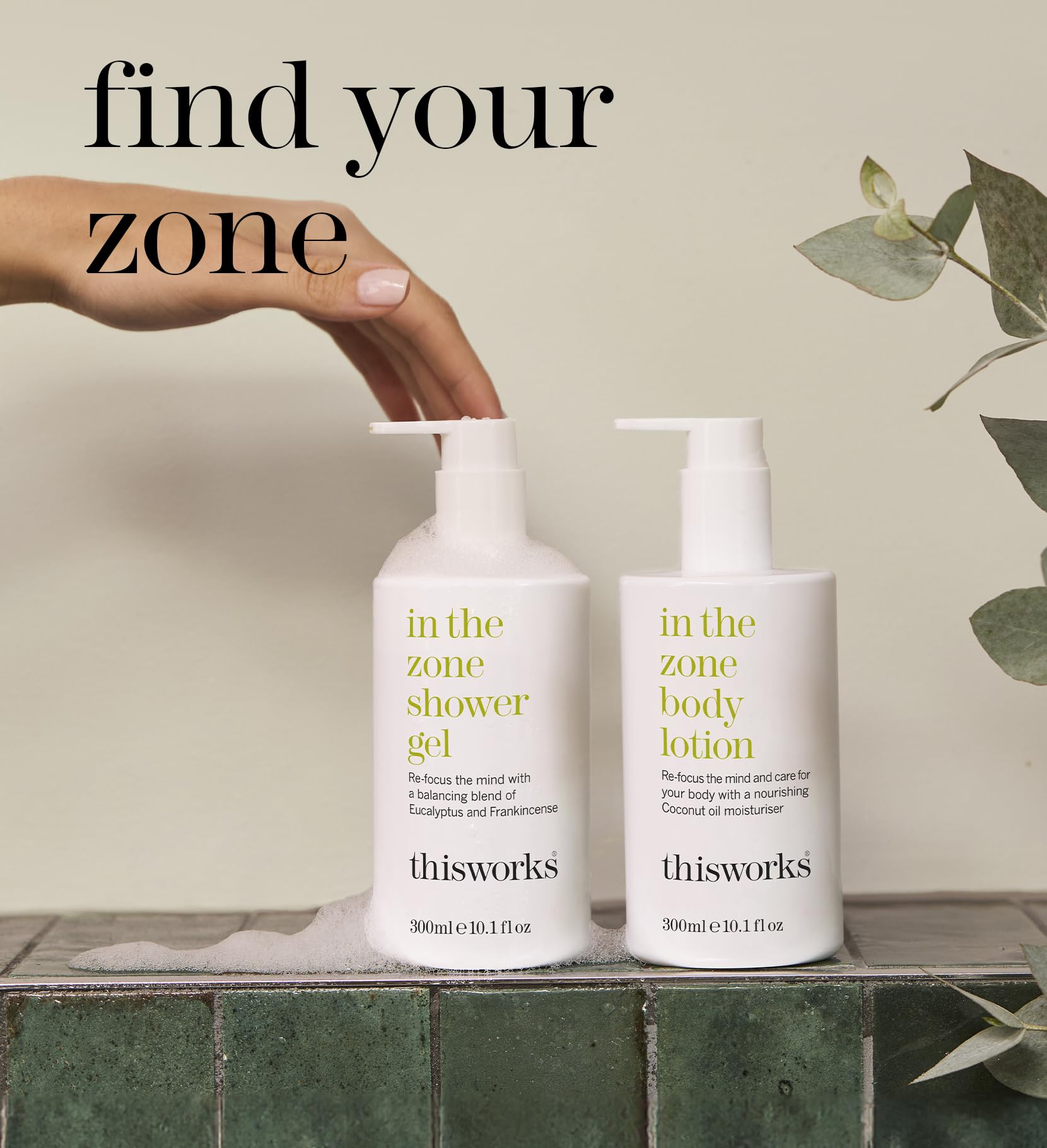 THISWORKS In The Zone lifestyle scene shows bedtime ritual for calm focus.
