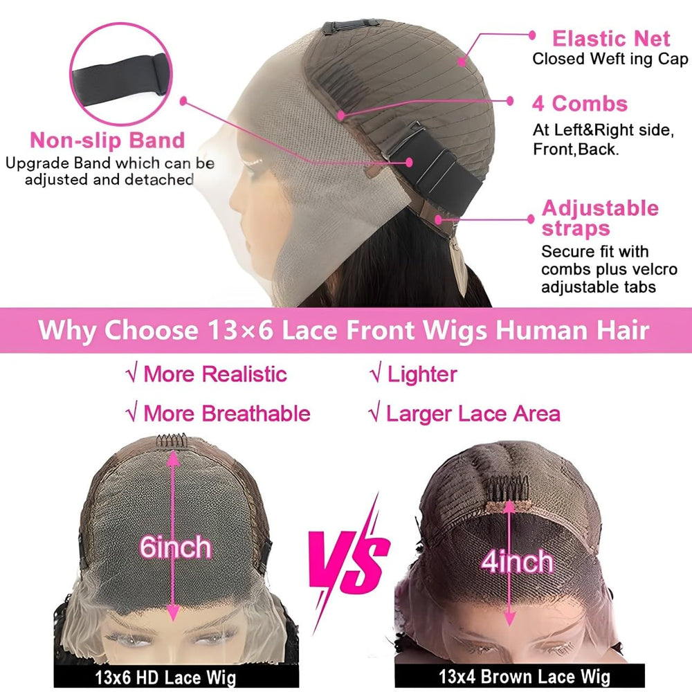 Tholap 30-inch wig cap-construction emphasizes secure fit with elastic band and combs.