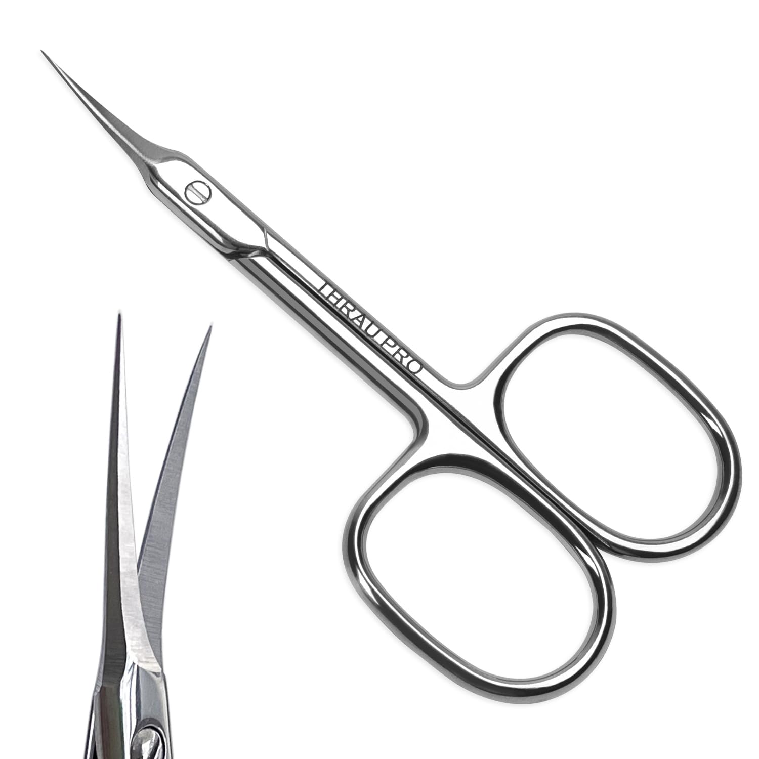 THRAU cuticle scissors closeup blade for precise trimming and cleaner cuts