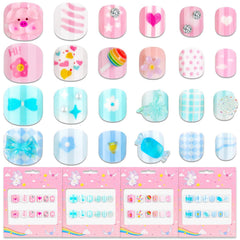 Thrilez extra small nails for kids with assorted designs for quick kid friendly nail art
