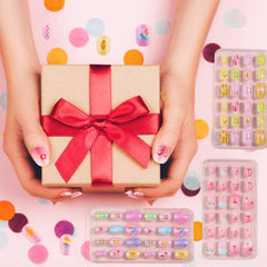 Thrilez kids press-on nails include 10 tips for perfect fit