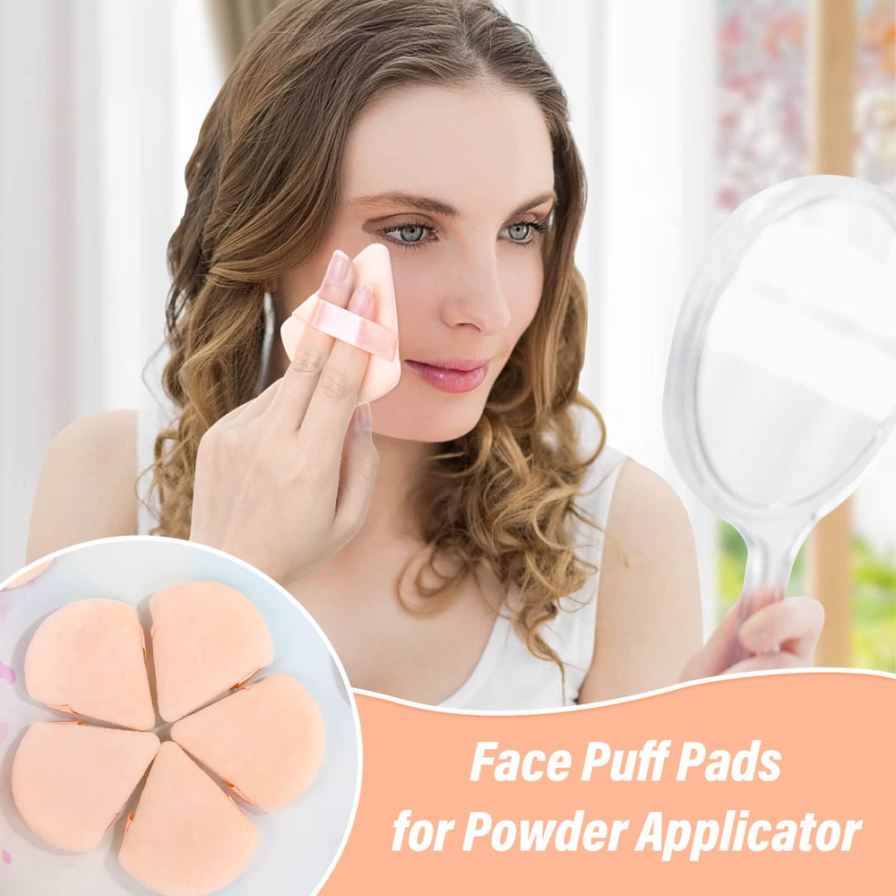 Thrilez powder puff beige shows gentle touch for smooth blending