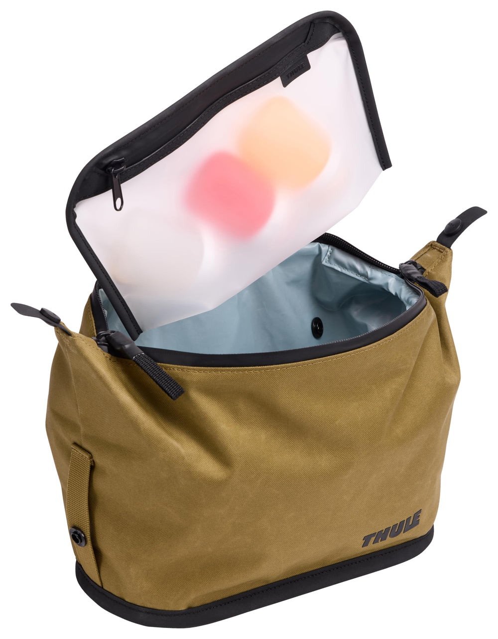 Thule Aion dedicated liquids pouch keeps TSA-friendly toiletries organized