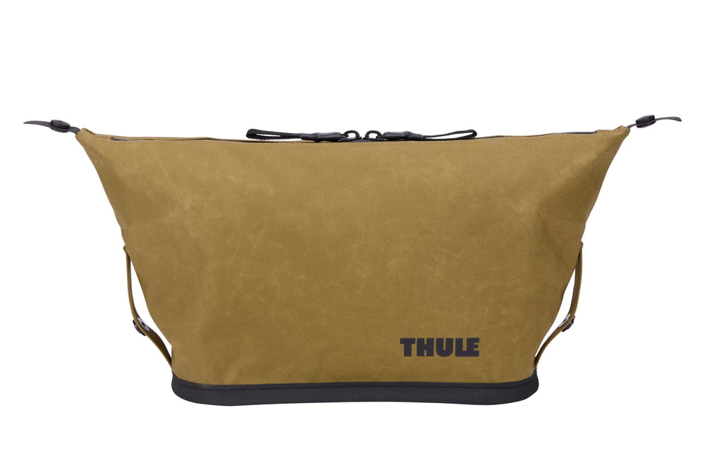 Thule Aion waxed fabric texture adds durability and classic look