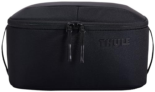 Thule Subterra 2 dedicated liquid pouch supports TSA-friendly liquid storage.