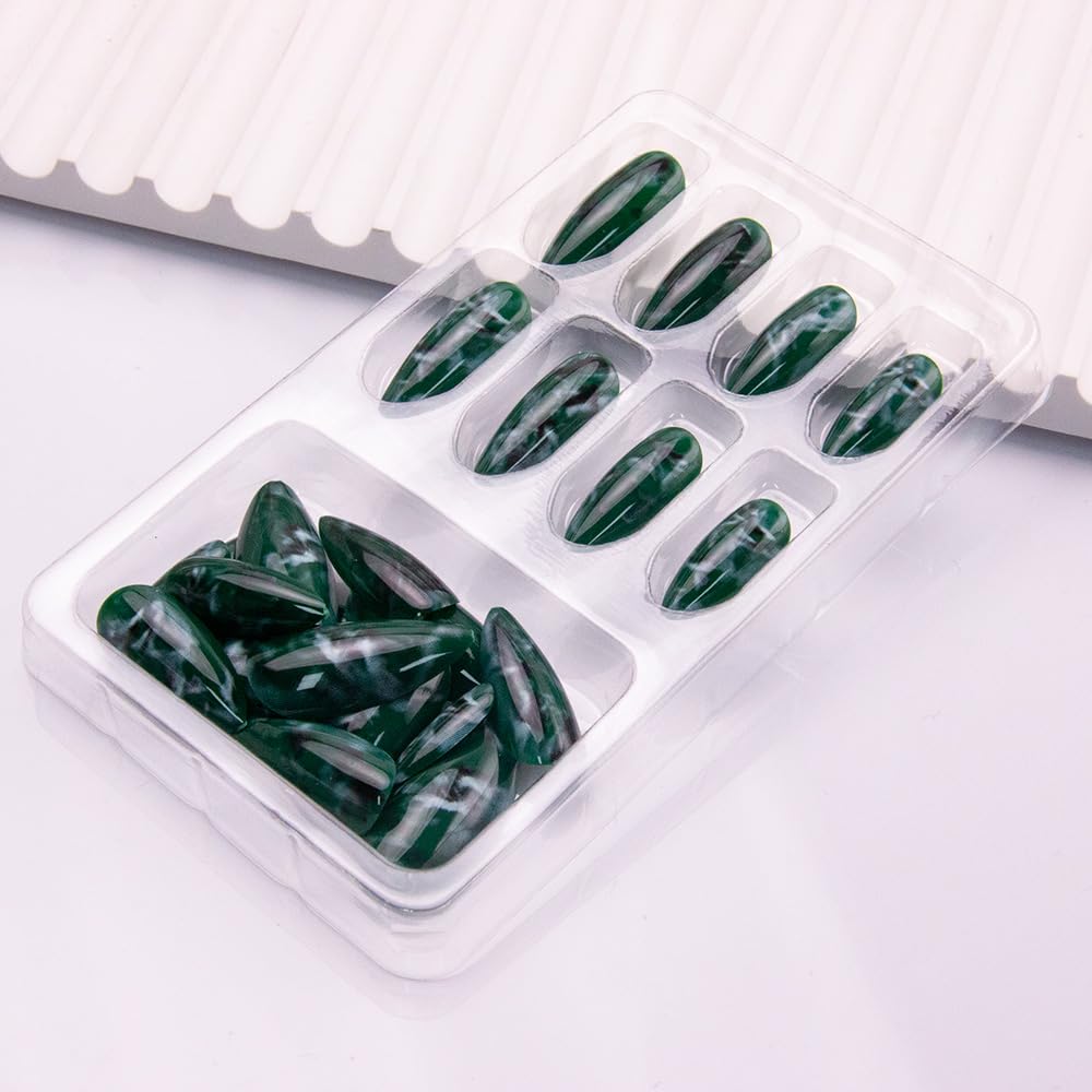 Thuoxde nail file and remover stick included for shaping and safe removal.