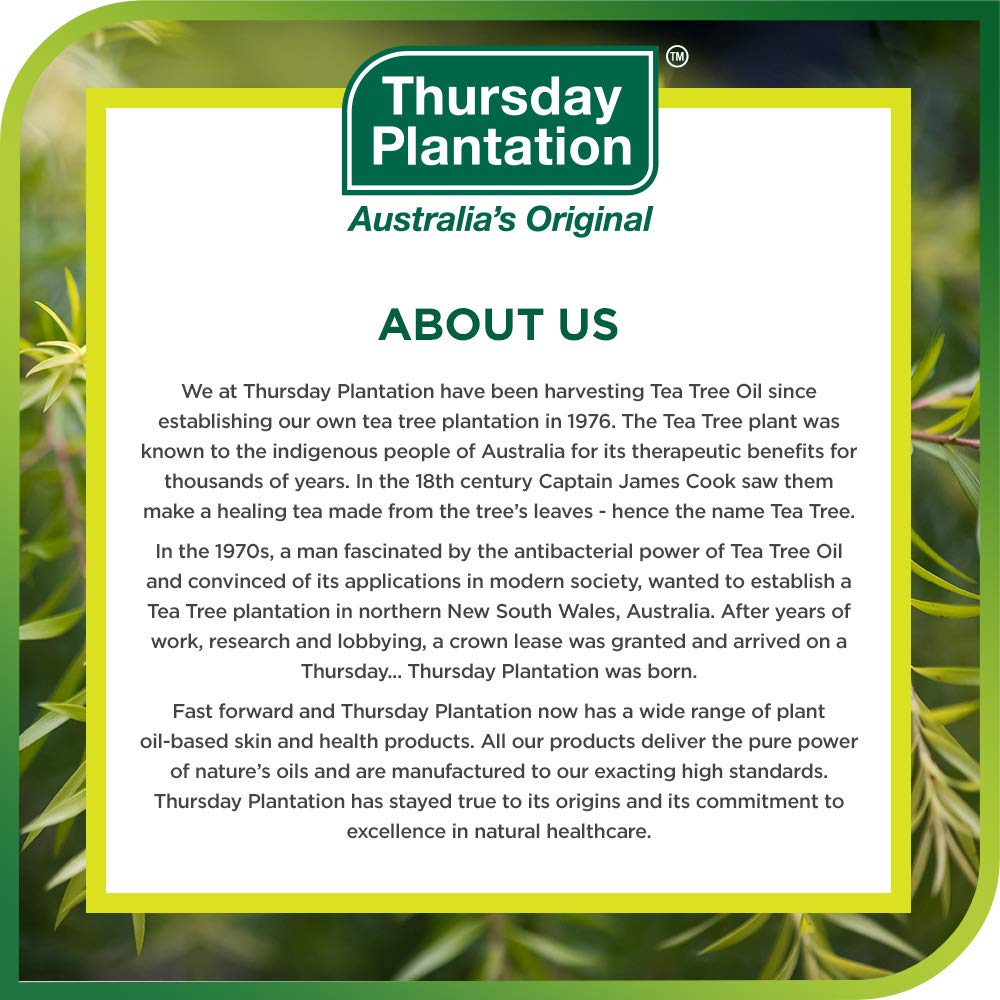 Thursday Plantation antiseptic cream applied to irritated skin for relief