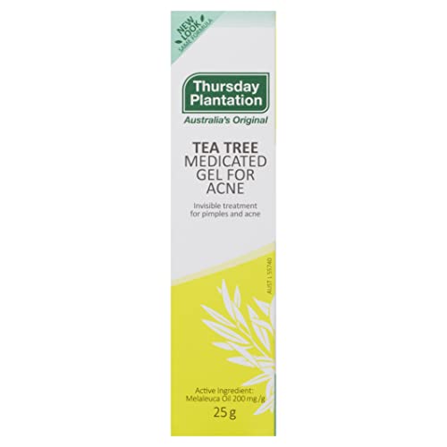 Thursday Plantation Tea Tree Gel blemish spot application for quick relief