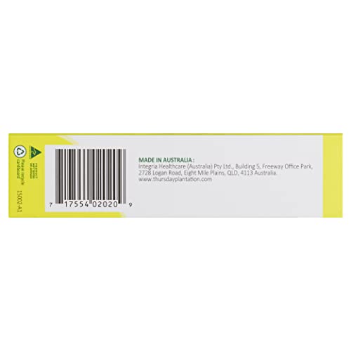 Thursday Plantation Tea Tree Gel ingredients close-up highlighting Australian tea tree oil