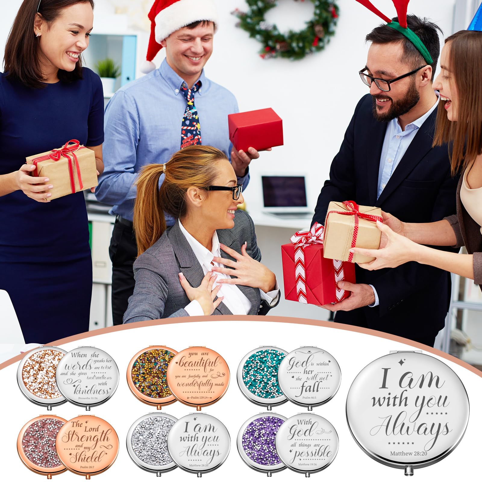 Thyle purse-friendly makeup mirror with colorful finish for quick routines.