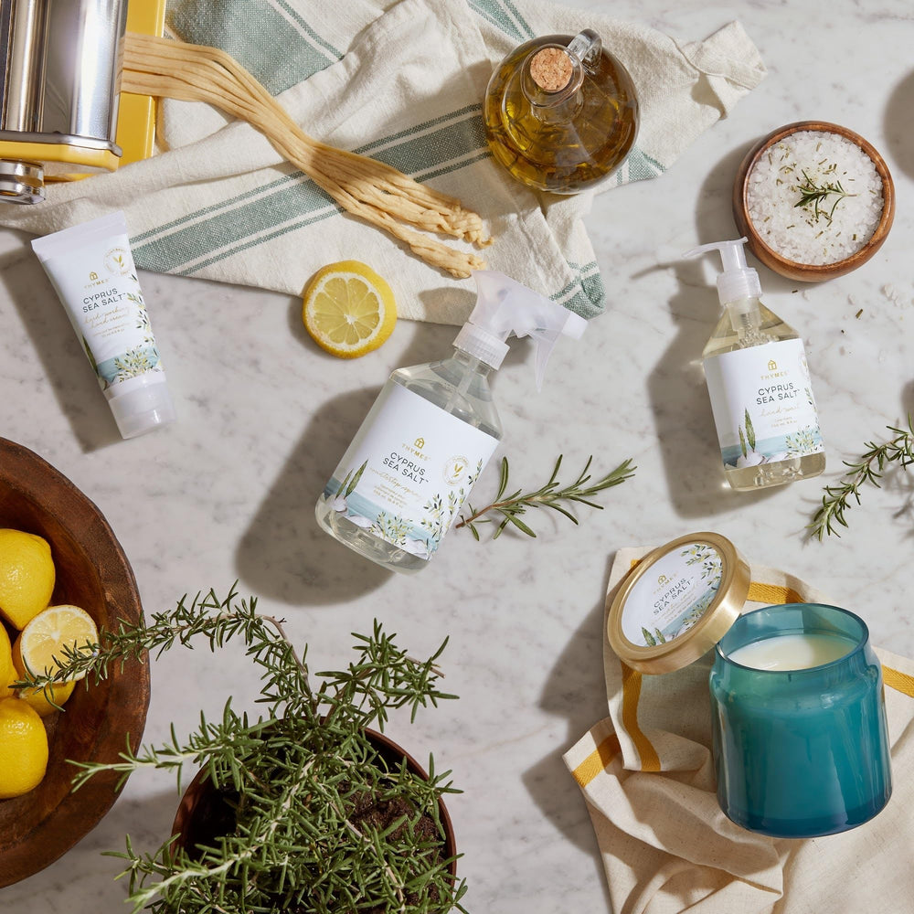Thymes cruelty-free icon signals ethical, skin-friendly care.