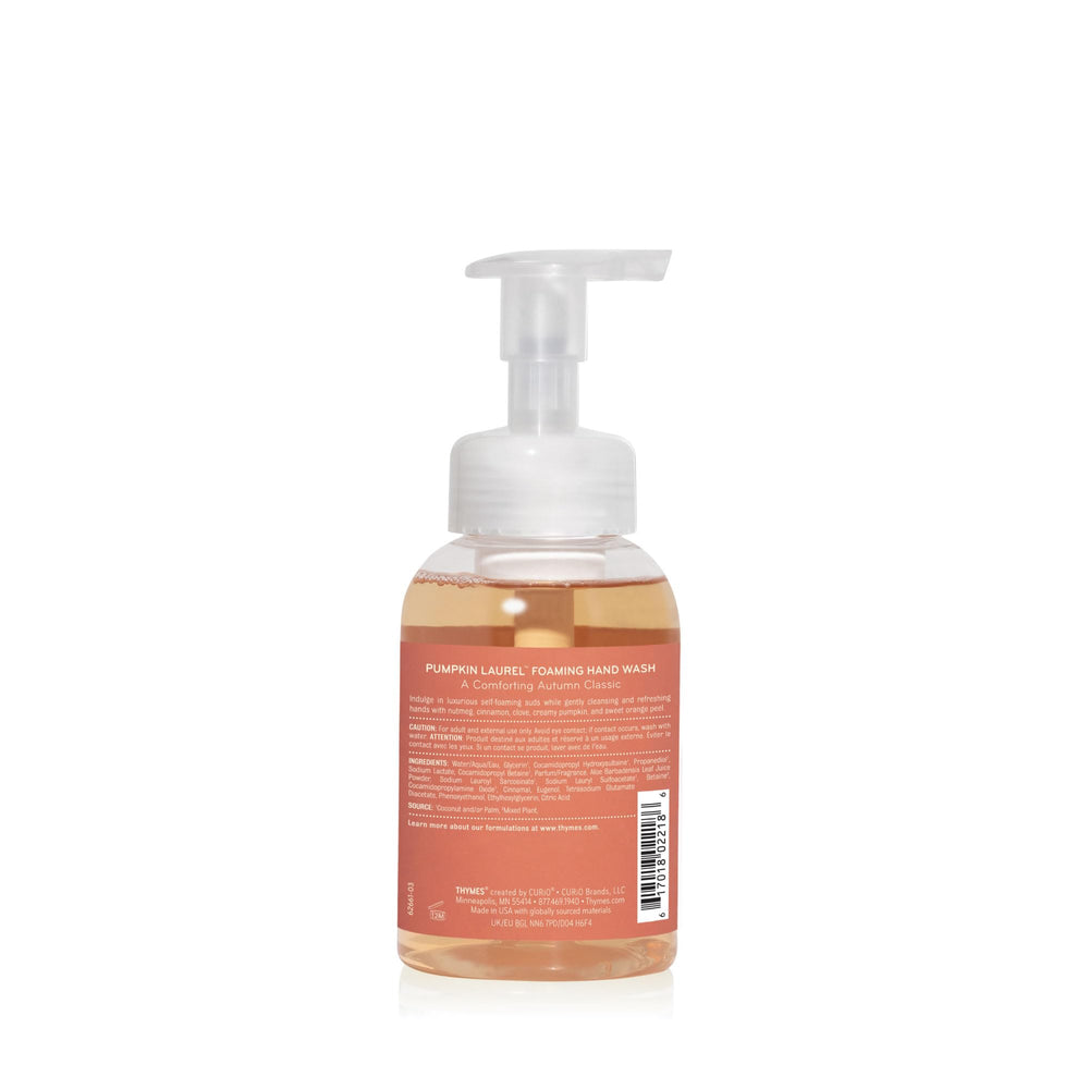 Thymes cruelty-free symbol confirms ethical product stance.