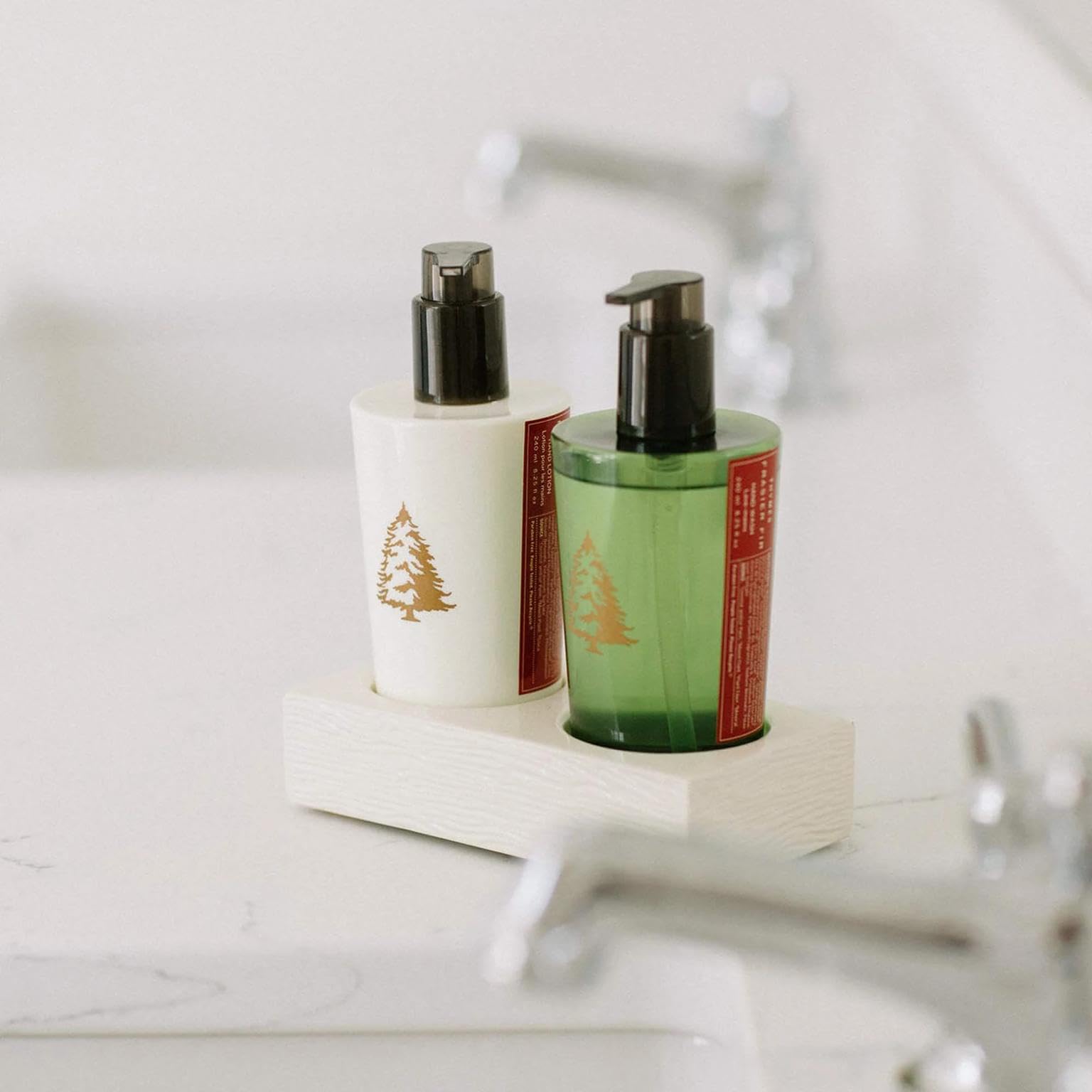 Thymes Frasier Fir hand lotion glycerin-based hydration for dry hands.