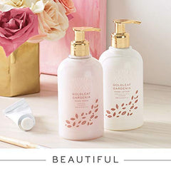 Thymes Hand Lotion applied to skin showing quick absorption and softening effect.