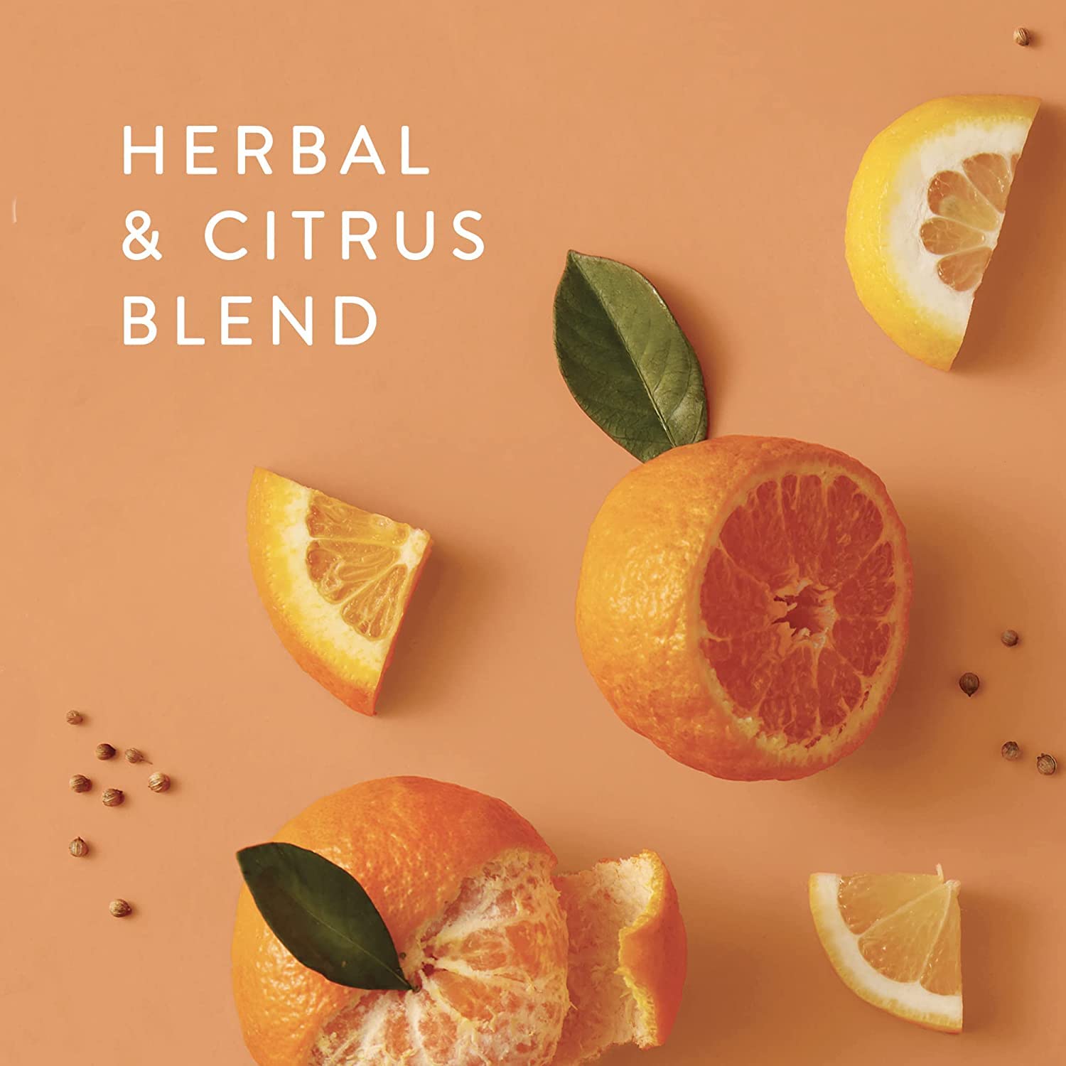 Thymes Hand Wash Mandarin Coriander in-use at sink setting.