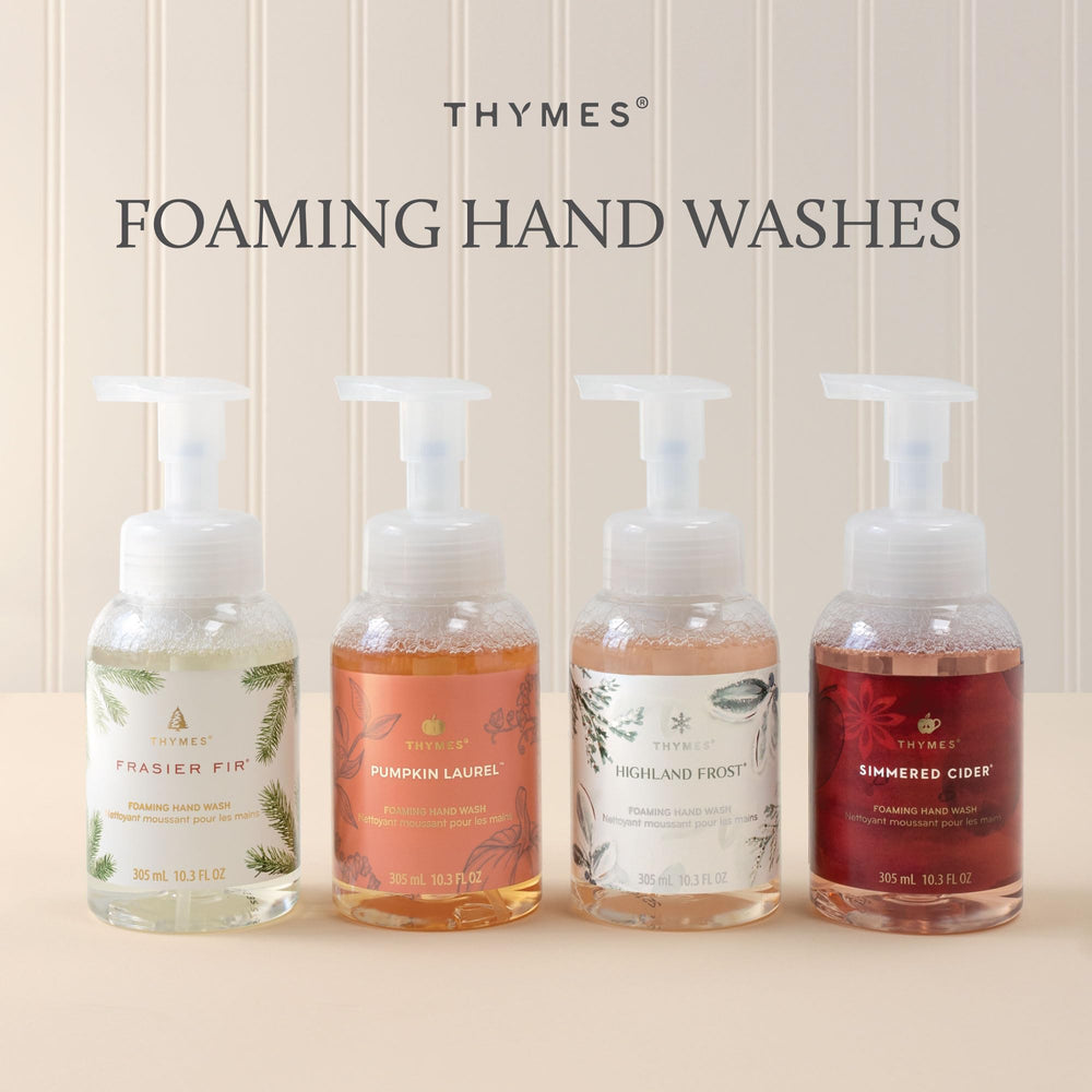 Thymes aloe and glycerin ingredients promote hydrating hand care.
