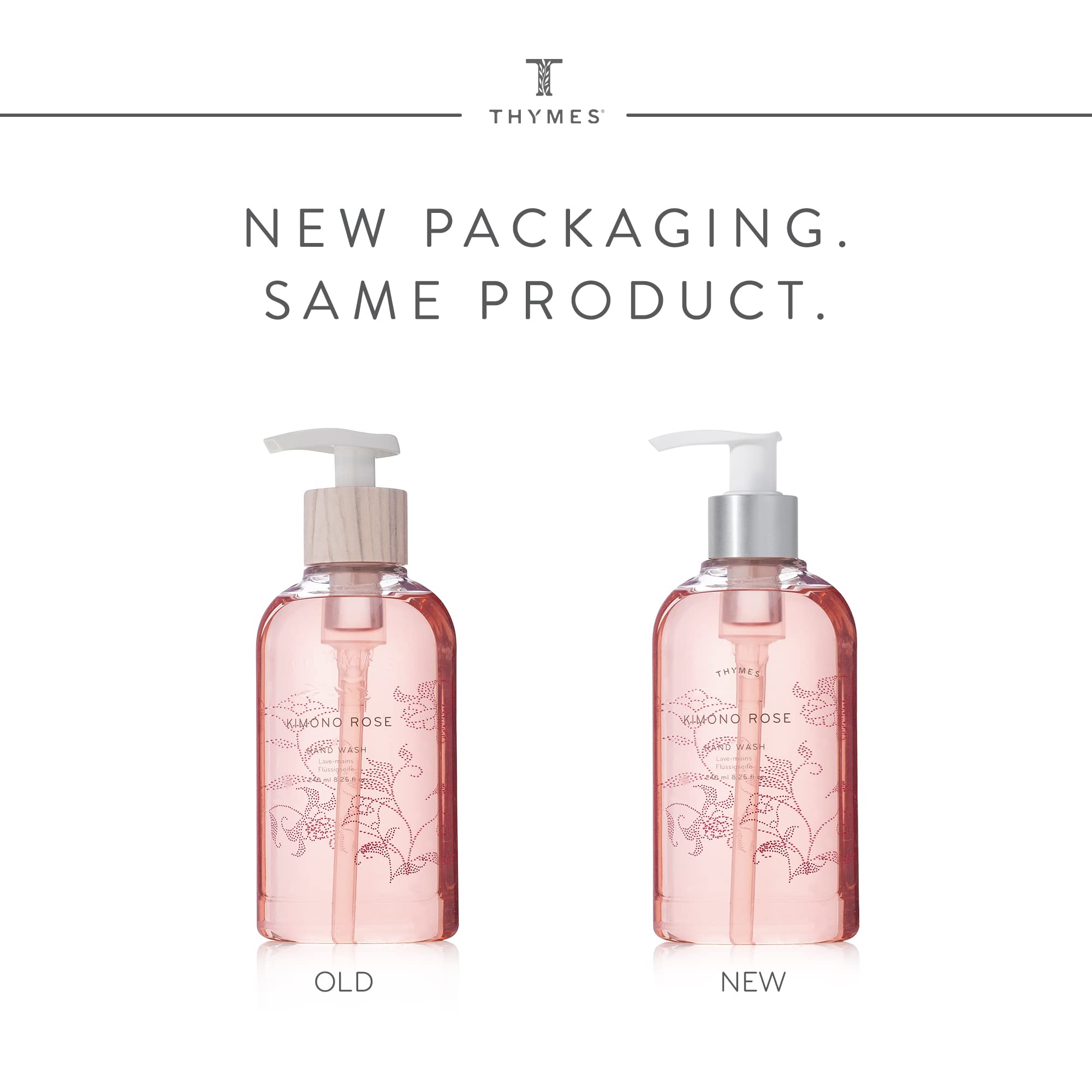 Thymes Kimono Rose soap lather forming silky, fragrant wash