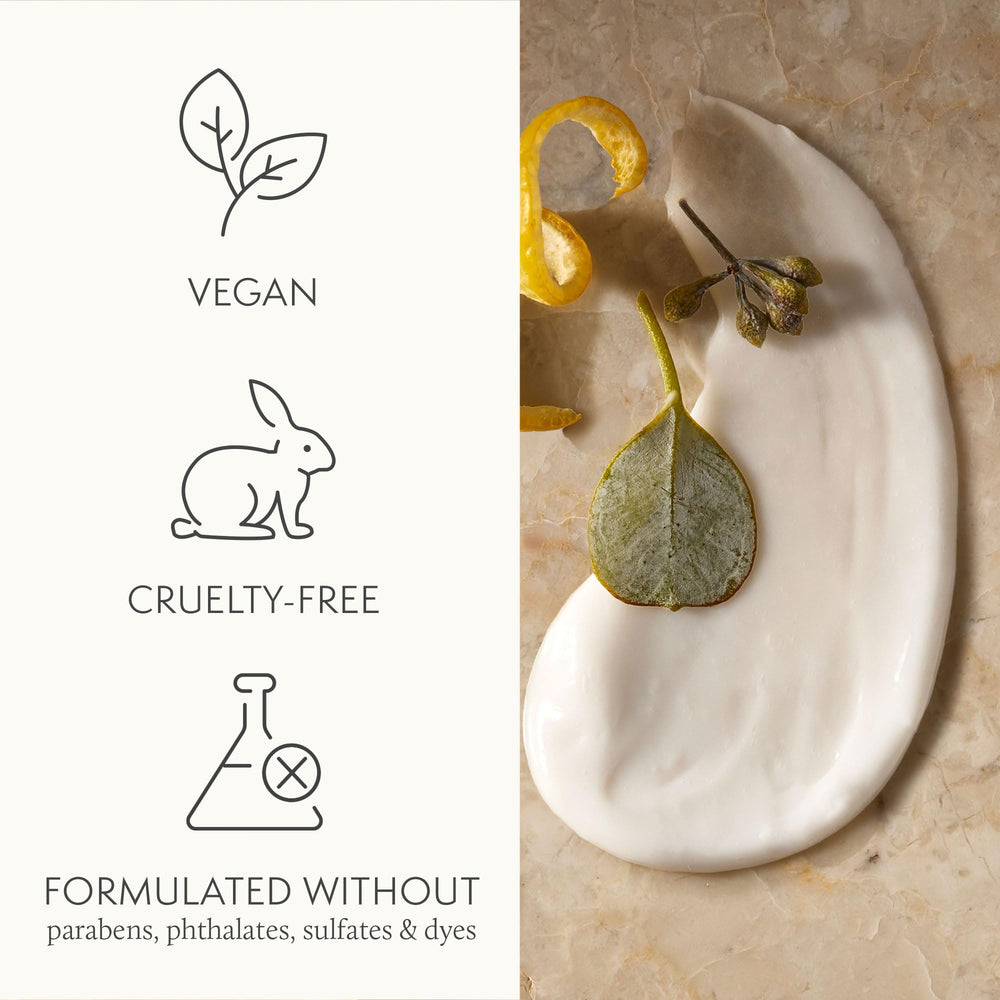 Thymes Large Replenishing Body Lotion ingredients highlight sodium hyaluronate for moisture