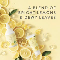 Thymes Lemon Leaf Hand Wash close-up showing rich lather and refreshing scent