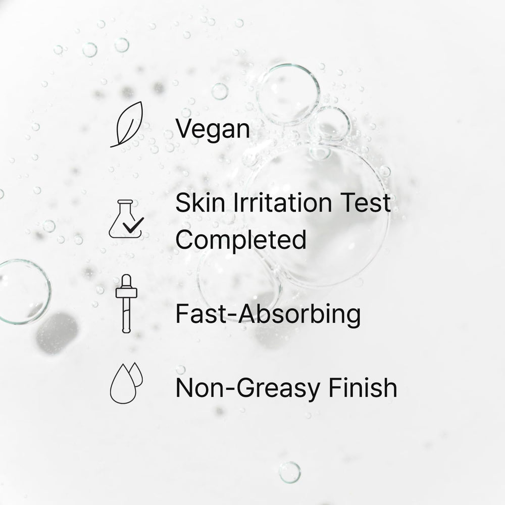 TIA'M Vita B3 Source on skin depiction showing pore refinement and balanced sebum management.