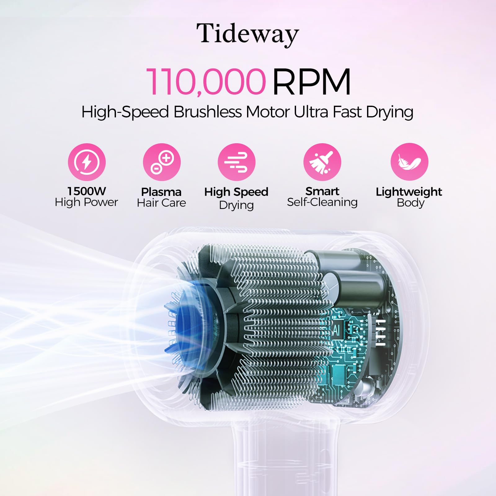 Tideway H11 diffuser attachment enables defined curls