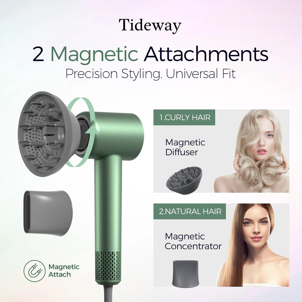 Tideway Hair Dryer color-treated hair care preserves color with gentle heat