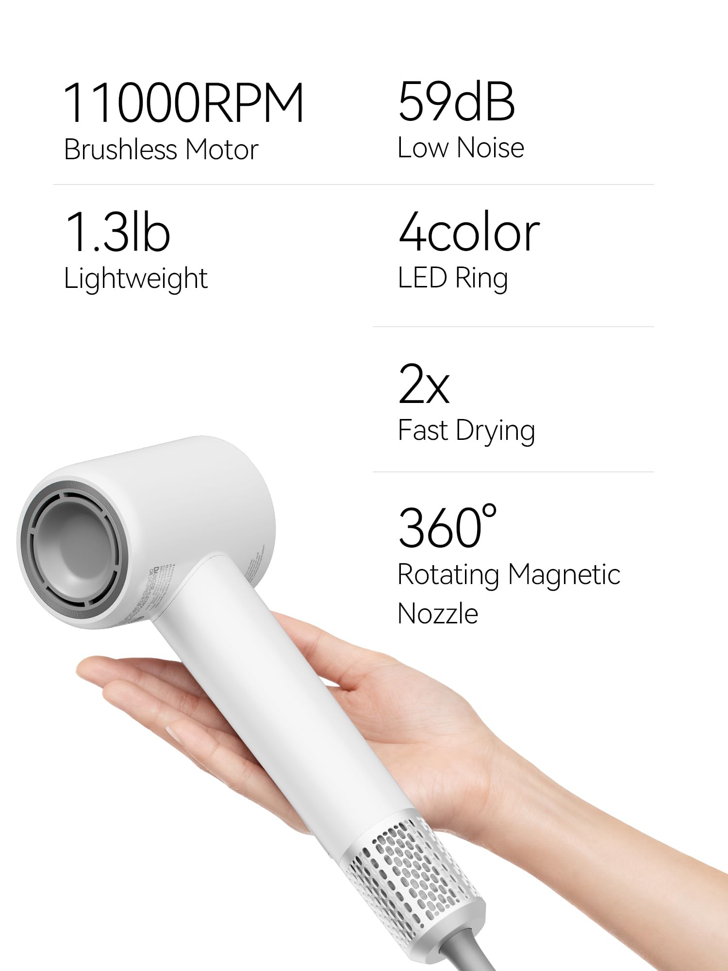 Tideway hair dryer travel-compact image emphasizing easy packing
