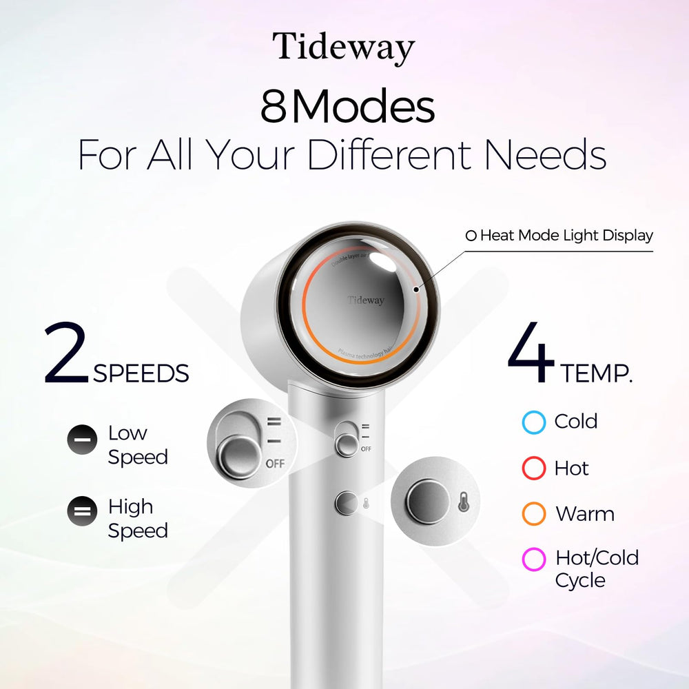 Tideway Hair Dryer travel-compact image showcases luggage-friendly size for trips