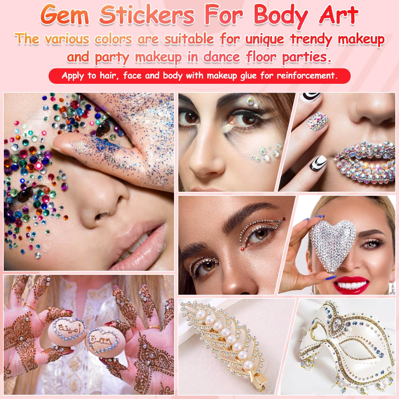 Tidponra DIY bling jewels for crafts and card decorations.