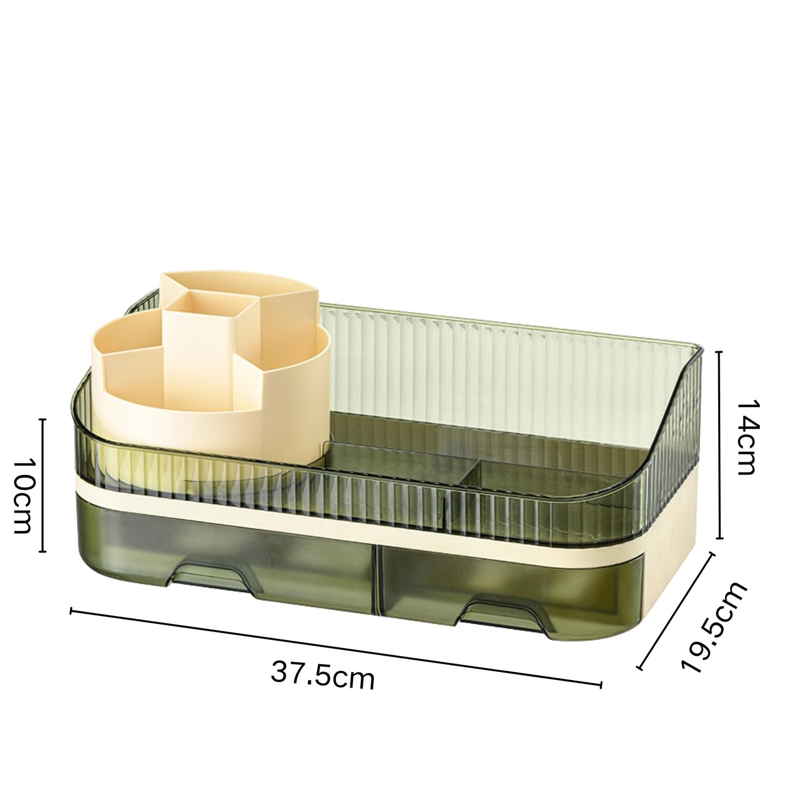 Tidyladyo countertop skincare holder fits bottles and perfumes for clutter-free counters.