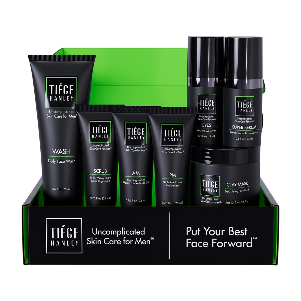 Tiege Hanley Level 4 Face Wash image showing daily cleansing for fresh, balanced skin