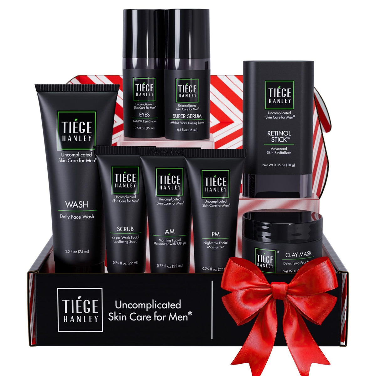 Tiege Hanley Level 5 Face Wash close-up, clean and refreshed complexion after use.