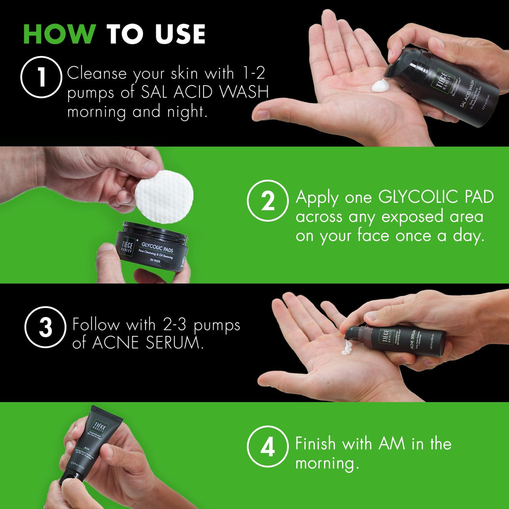 Tiege Hanley morning skincare steps simple, efficient routine to start the day
