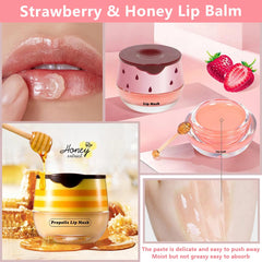 Tiejdhr Lip Sleeping Mask used in night routine for soothing lip care