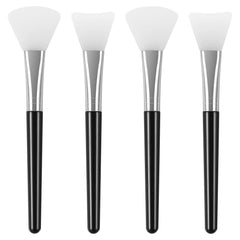 Tifanso 4-piece silicone face mask brush set for hygienic mud mask application