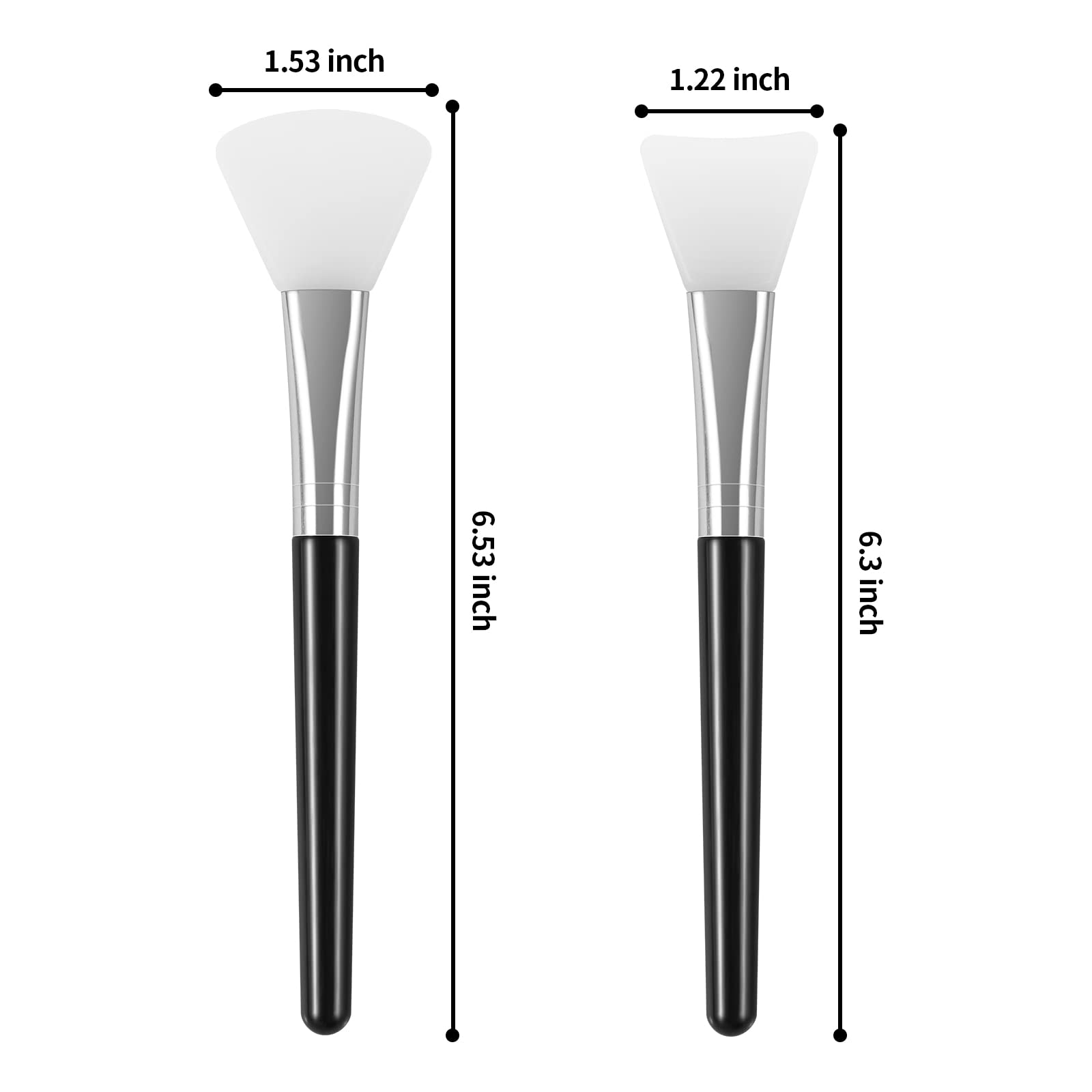 Tifanso silicone brush tips provide gentle skin contact for smooth masking