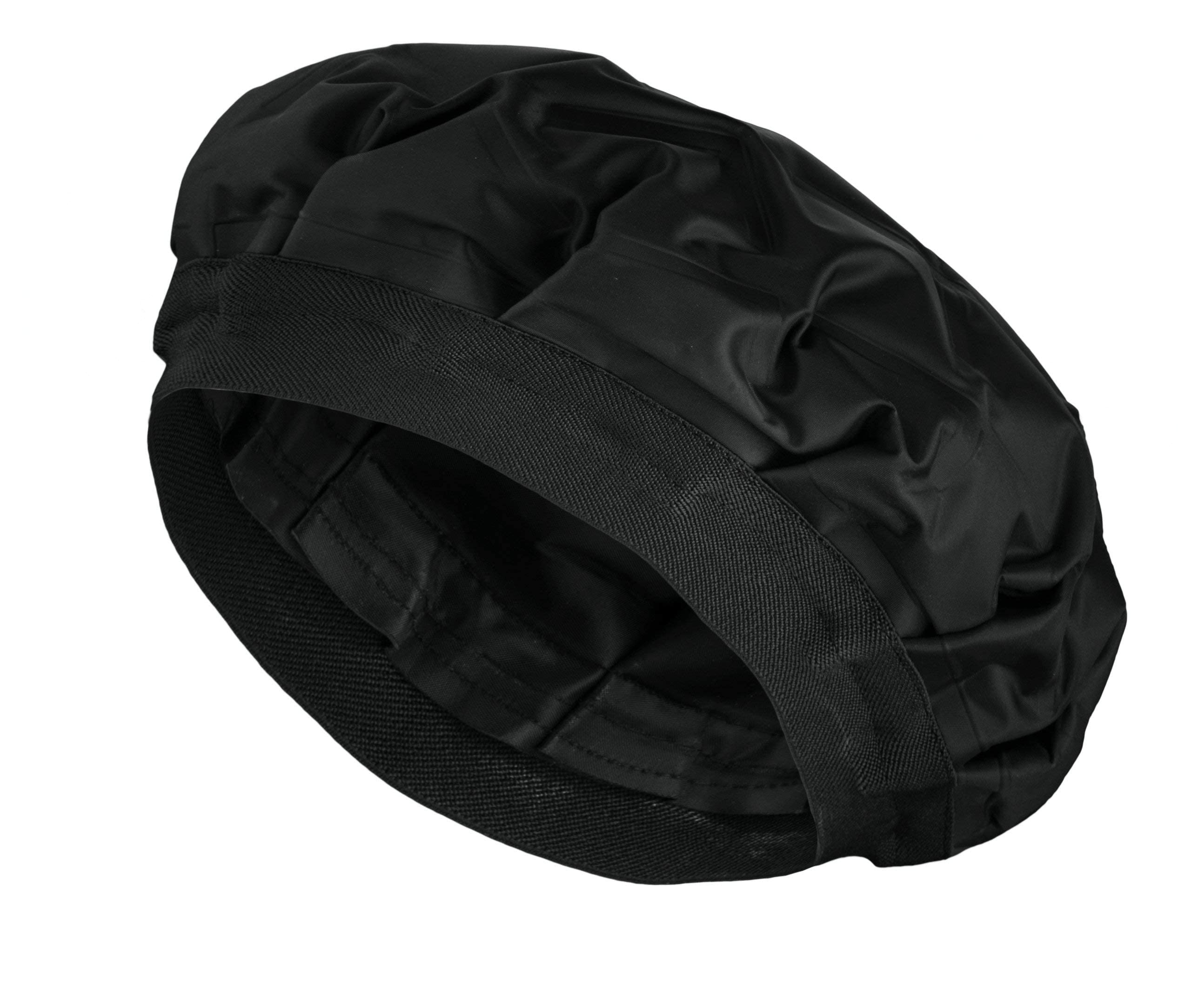Tifara Beauty heat cap in use for deep-conditioning at home.