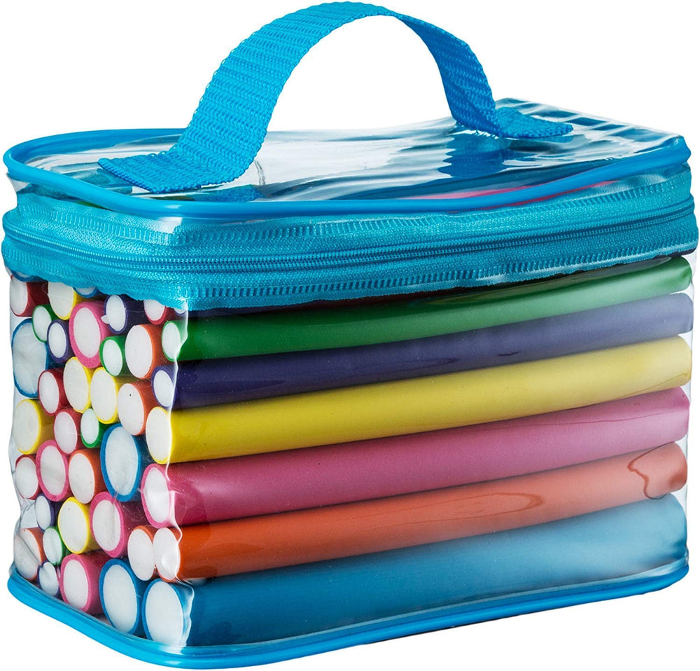 Tifara Beauty flexi-twist rollers on night-use setup for heat-free overnights.