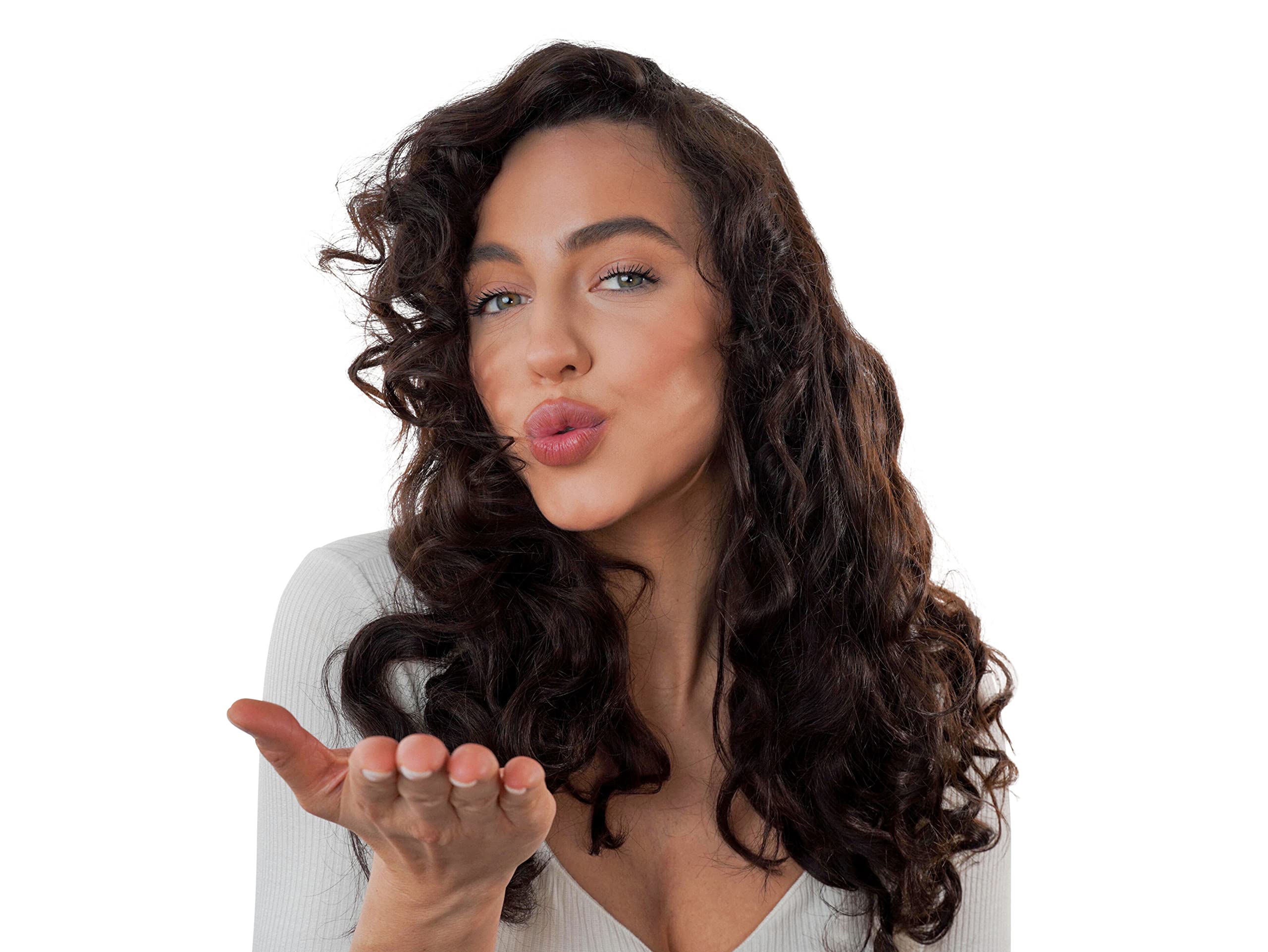 Tifara Beauty wet-dry hair curl demo demonstrates flexibility.