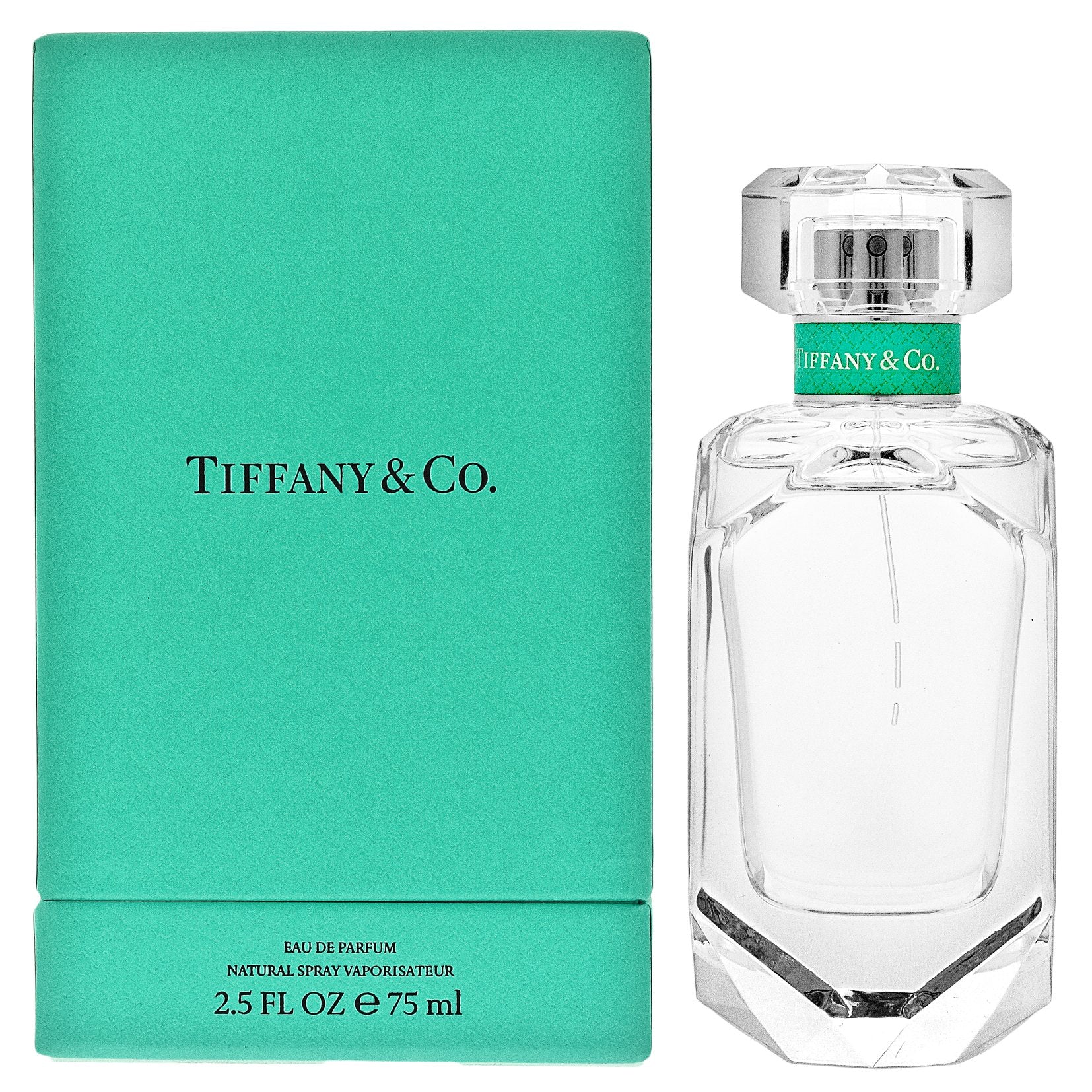 Tiffany & Co. EDP packaging image, gift-ready luxury unboxing.