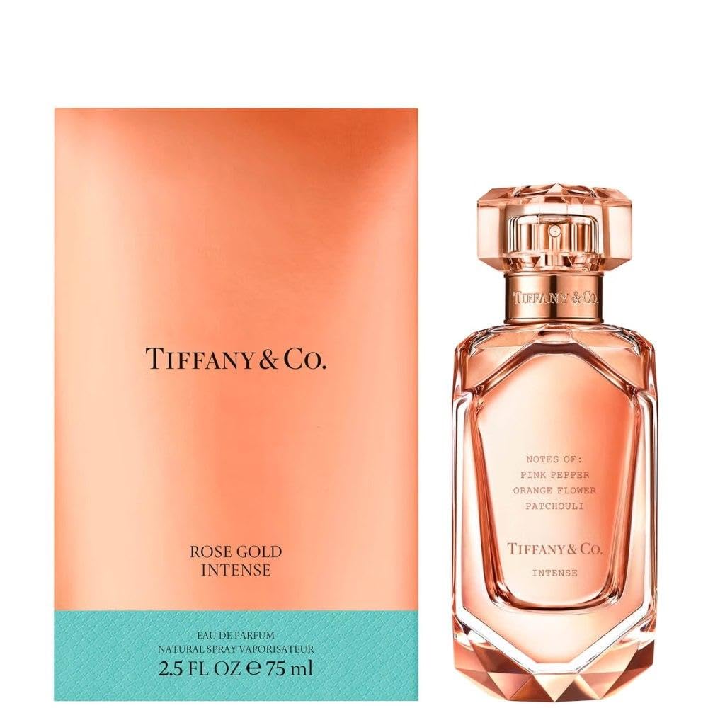 Tiffany Co Rose Gold Intense rose-flowers close-up signals romantic elegance.