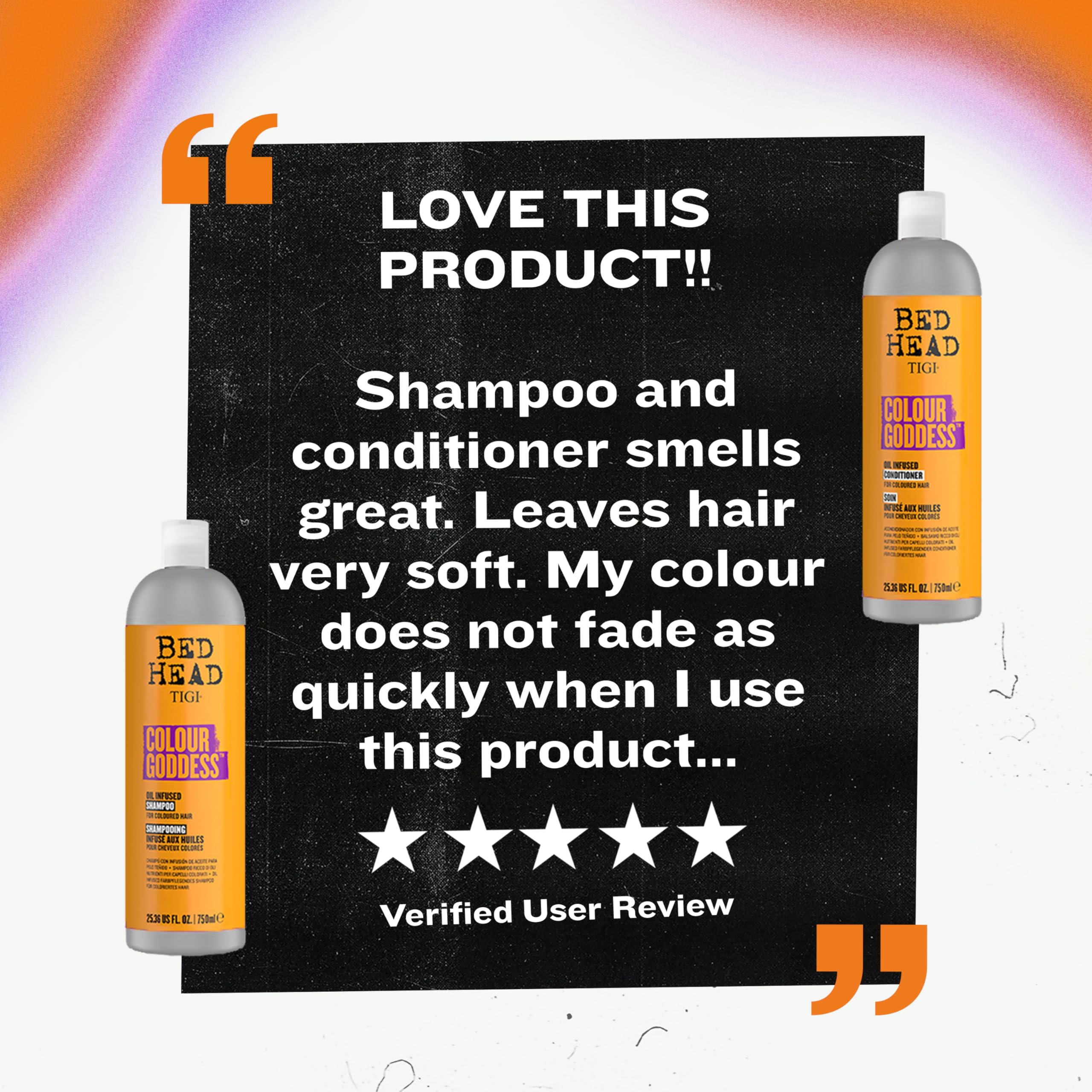 TIGI Colour Goddess at-home packaging showcases value 2-pack for dyed hair care