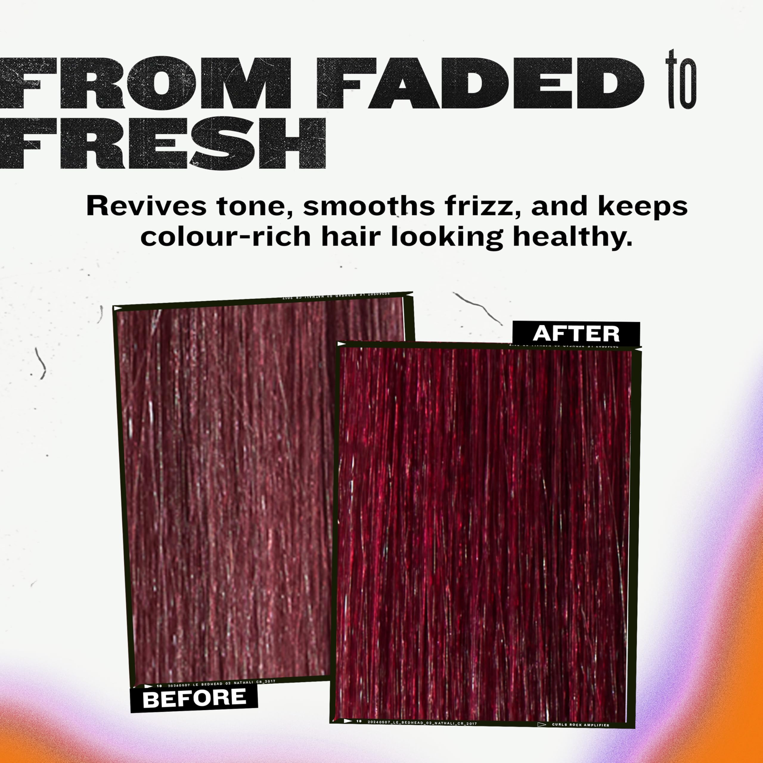 TIGI Colour Goddess conditioner application focuses on mid-lengths and ends hydration